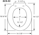 Diagram of hinged riser