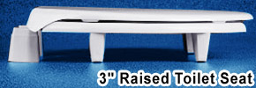 Allows Users To Sit 3 Inches Higher On Commode
